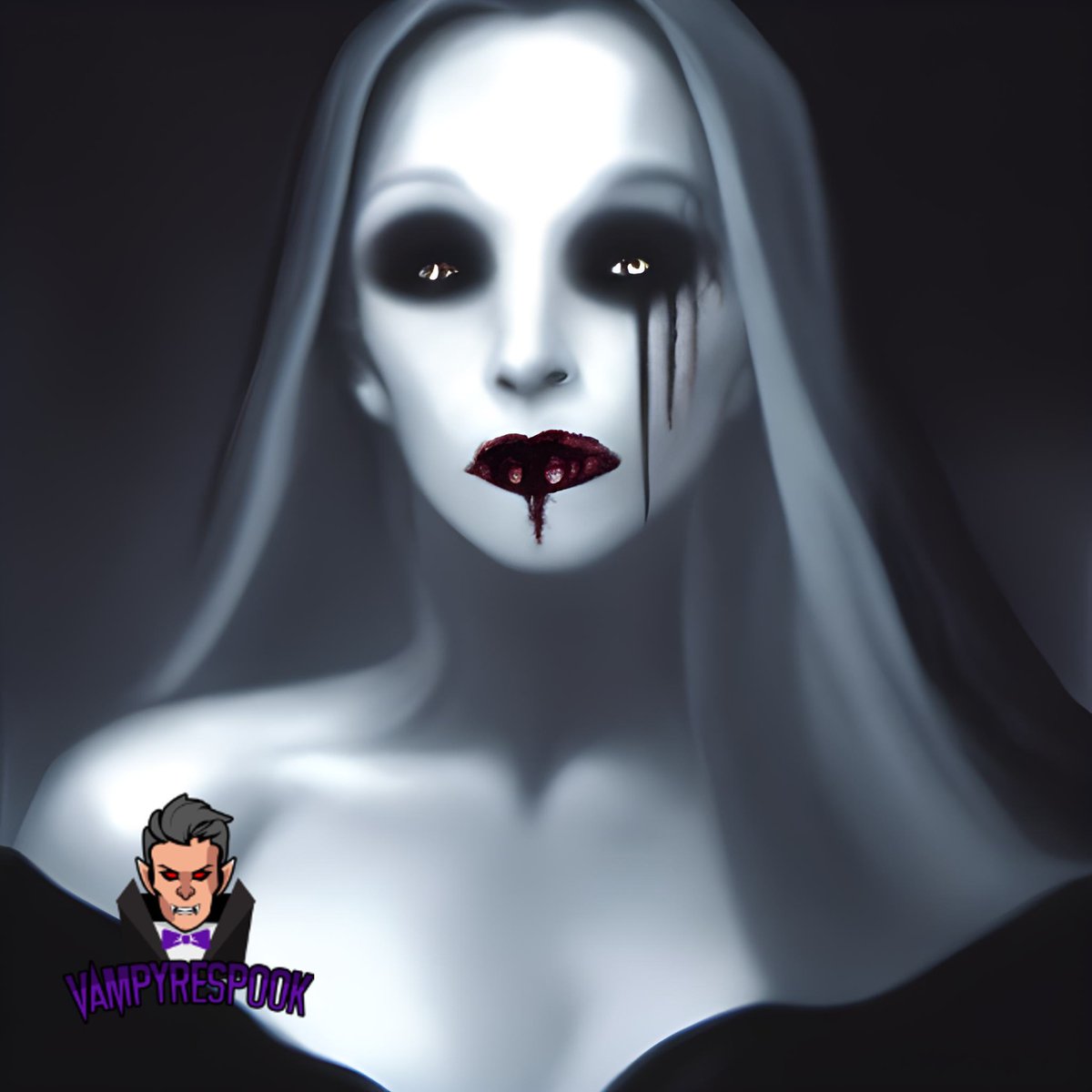 VampyreSpook's tweet photo. What have you done! #vampire #vtuber #twitchstreamer #evilthings #stablediffusion https://t.co/SohfEGL8jA