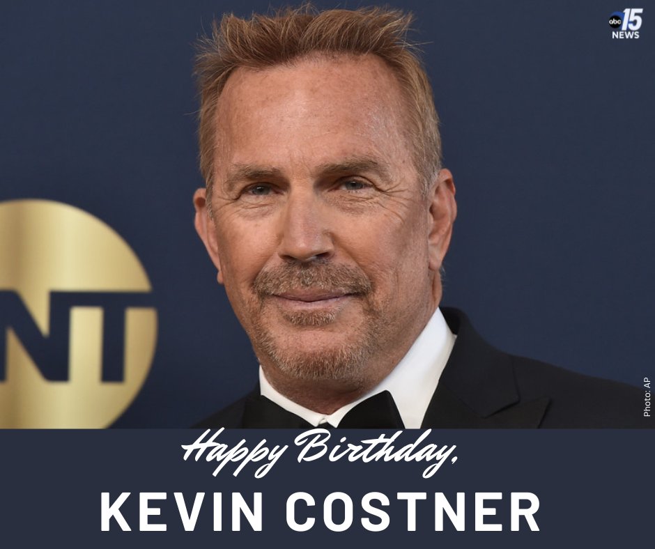 HAPPY BIRTHDAY KEVIN COSTNER!  The iconic actor turns 68 today. 
