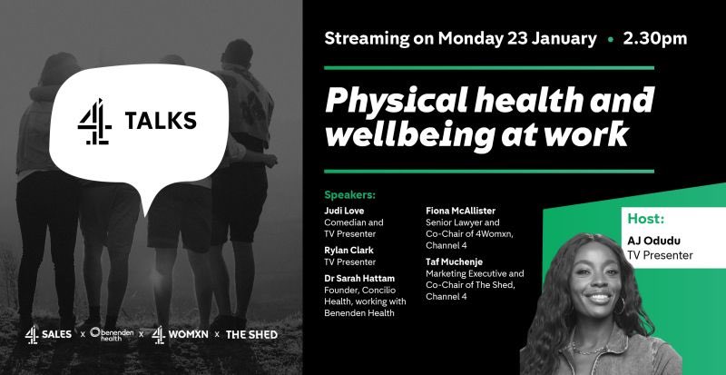 tafaadzwa's tweet photo. You don’t want to miss the next #4Talks webinar!! 🚨
Tune in to see AJ Odudu and a panel of speakers discuss physical health & wellbeing at work - including familiar faces such as, Judi Love, Rylan Clarke, Fiona McAllister, and myself.
Sign up now: https://t.co/hzaMJsHr82 https://t.co/qgEh66pGEB