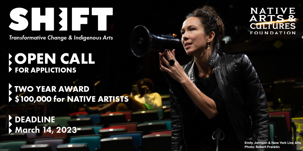 📢 We are now accepting applications for The SHIFT – Transformative Change & Indigenous Art program 🎨

Find out more here: nativeartsandcultures.org/shift-eligibil… 

#NACFshift #artfunding #grantfunding #artgrant #socialchange #nativeamerican #NativeArt #nativehawaiian #alaskanative #artist