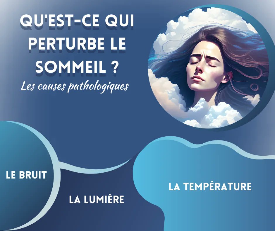 Qu'est-ce qui perturbe le sommeil ? 🌙
Découvrez ce qui peut être à l'origine de votre sommeil perturbé et comment y remédier. 

👉 Découvrez notre article détaillé en cliquant ici : buff.ly/3ZOpPX8
#biendormir #sommeil #sleep
