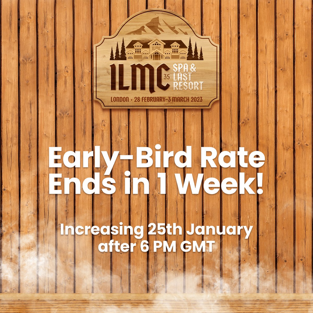 ILMC's tweet photo. 💸 There's still time to save a bundle!
Register for #ILMC35 before 18:00 UK on Wednesday 25 Jan to take advantage of our discounted Earlybird Rate.
Rates increase soon, so register now via: https://t.co/L0YqcfgPri https://t.co/ORfyP2JvAQ