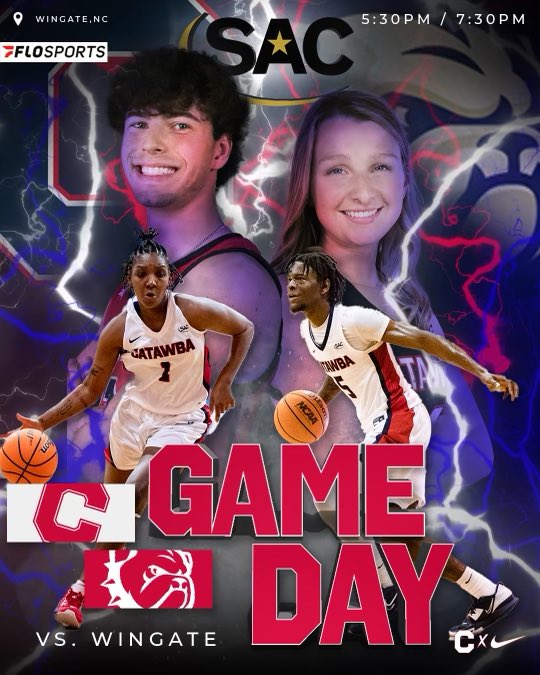 G A M E D A Y‼️Business trip to Wingate! 💼
. 
. 
.
🆚 Wingate <a href="/WingateWBB/">Wingate WBB</a> 
📍Wingate, NC
⏰ 5:30PM
#together #gocatawba
