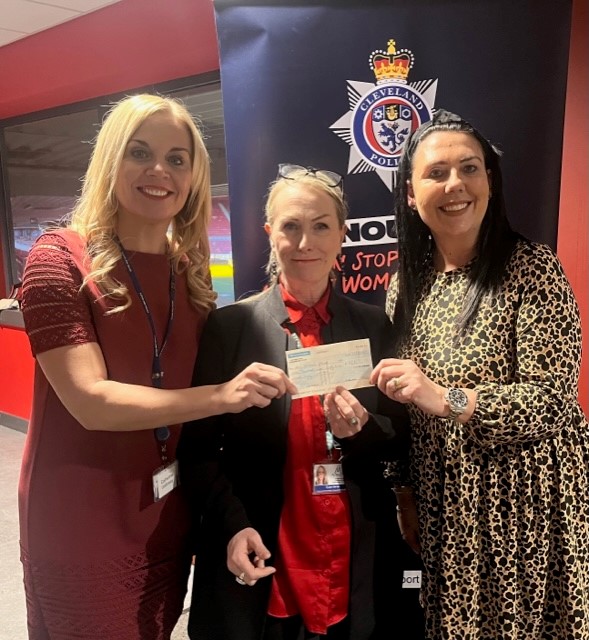 Great conference today - topped off with a our Therapeutic Services Manager/Clinical Lead <a href="/EjayeMoran/">Ejaye Moran</a> given a fantastic donation from <a href="/CPWN_Cleveland/">Cleveland Police Women's Network🌈</a> amazing support from more amazing women. A great day all round