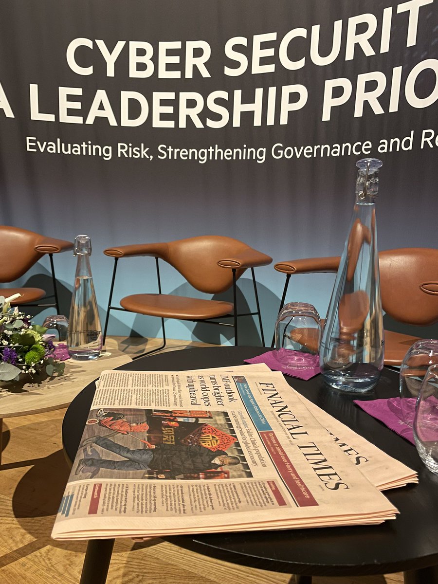 ftlive's tweet photo. Cyber security is a board-level responsibility and intrinsically linked to ESG risk. What are the strategic, regulatory and commercial imperatives of cybersecurity management?

LIVE at #FTDavos, our expert panel discuss this question. 

#WEF23 https://t.co/n4AtozmcMi