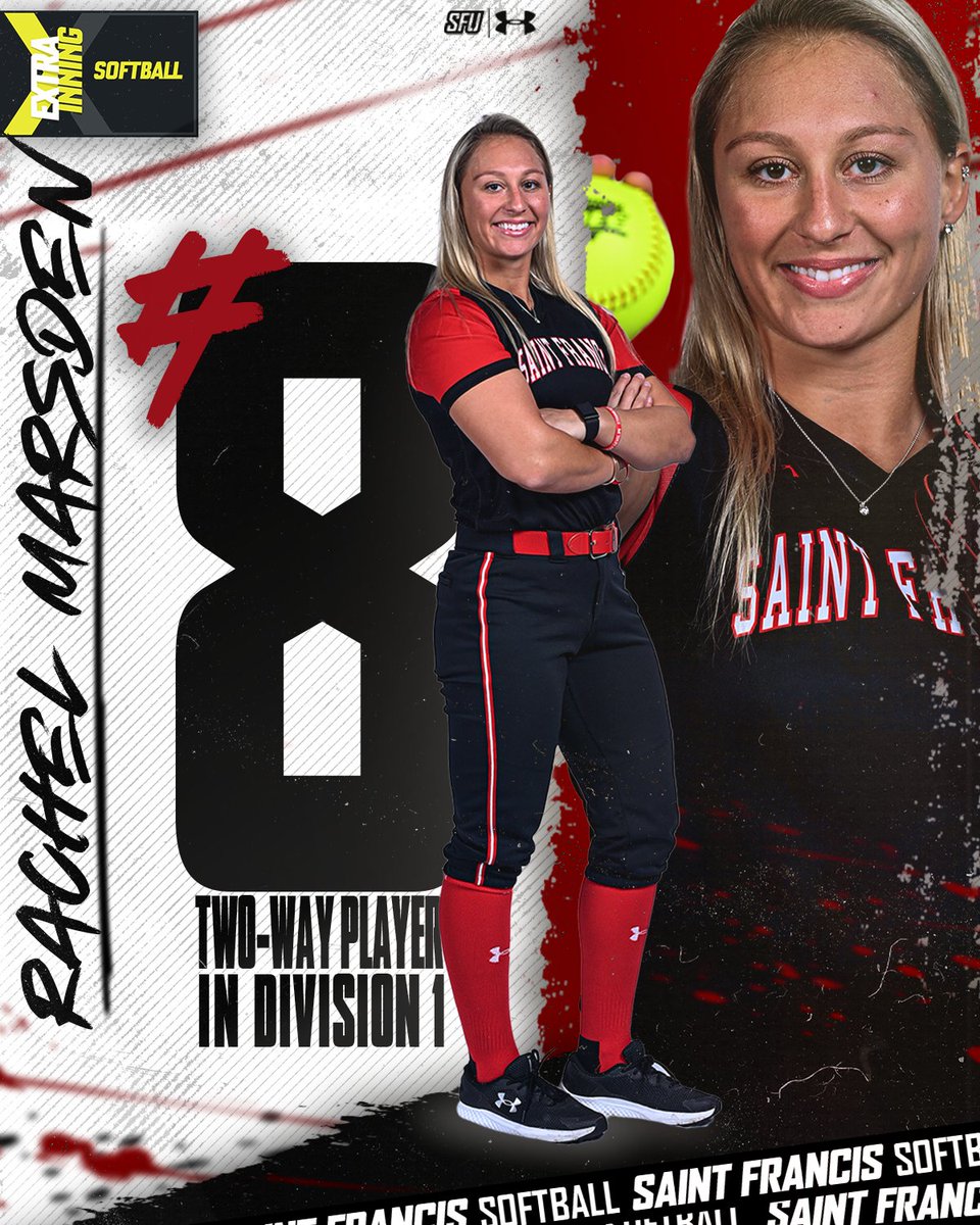 Rachel Marsden was ranked the #️⃣8️⃣ two-way player in the country by <a href="/ExtraInningSB/">EXTRA INNING SOFTBALL</a> 👀

📰 bit.ly/3XklQzT

🔴⚡️🥎 #LiveBeChoose