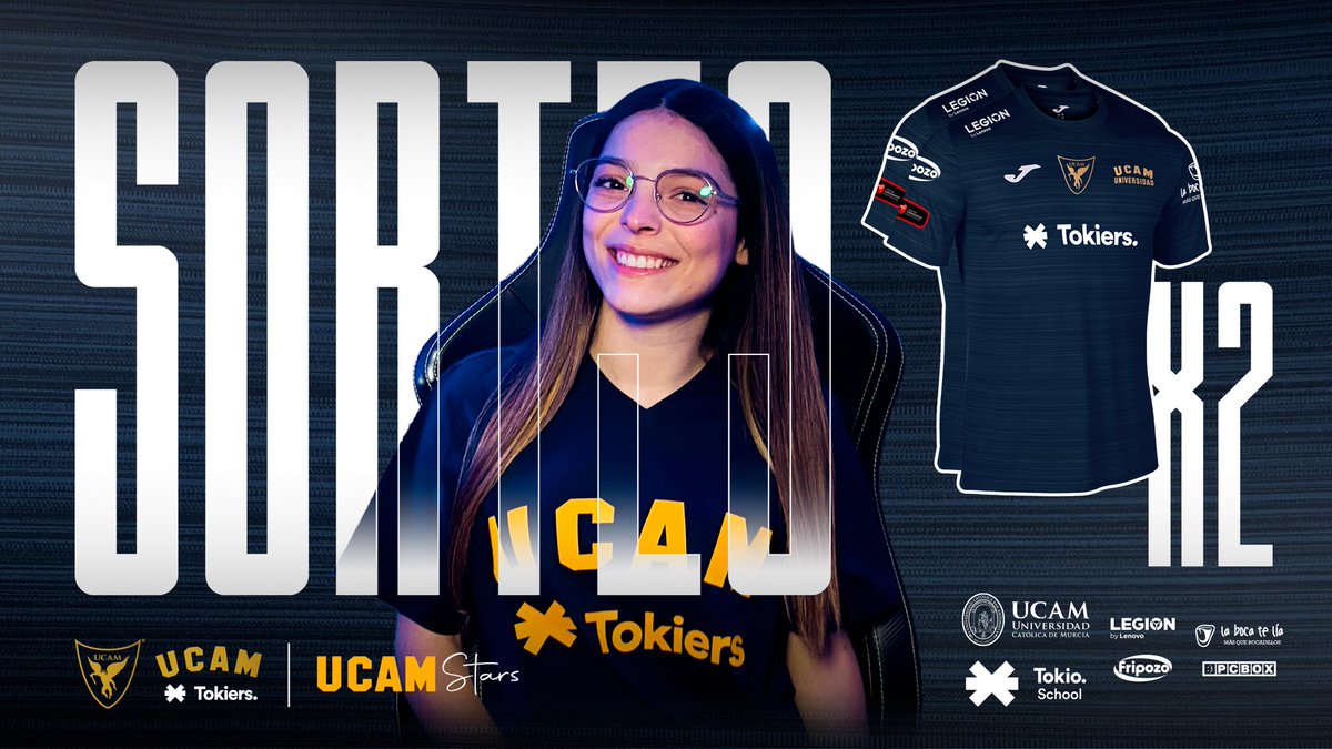 SORTEO 2 CAMISETAS DE <a href="/UCAM_esports/">UCAM Esports</a>

Requisitos:
✅ Follow @_camiladam_ y <a href="/UCAM_esports/">UCAM Esports</a>
✅ Like y RT a este tw
✅ Menciona 2 amigos

⚠️ Solo península ibérica ⚠️

Los ganadores los daré el 26/1 en stream.

🍀 Mucha suerte a todos! 🍀