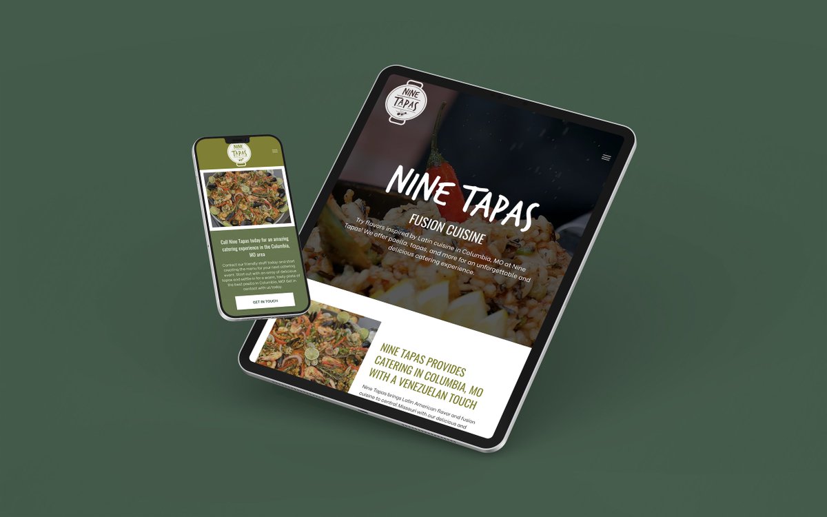 Lift_Division's tweet photo. Check out the content and beautiful design of the brand-new Nine Tapas website! We are proud to support local businesses and grow their digital presence. #liftdivision #aroundlift #webdesign #marketing https://t.co/ayQjMiKM4n