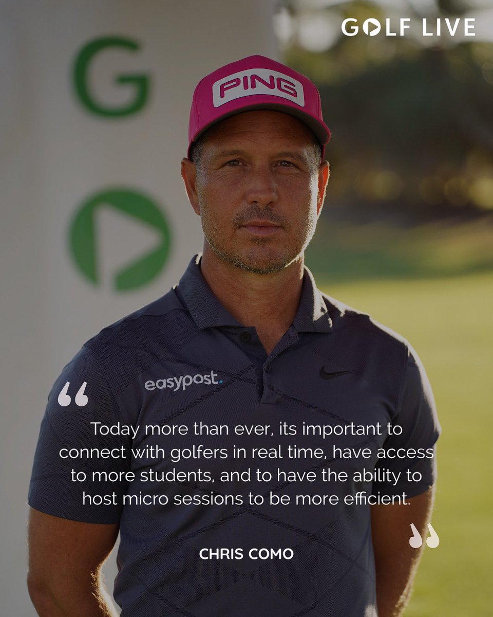 We couldn’t agree more <a href="/ChrisComoGolf/">Chris Como</a> 👏🏼 The Golf Live platform helps accomplish all of this and MORE with technology and tools to serve all golfers and instructors