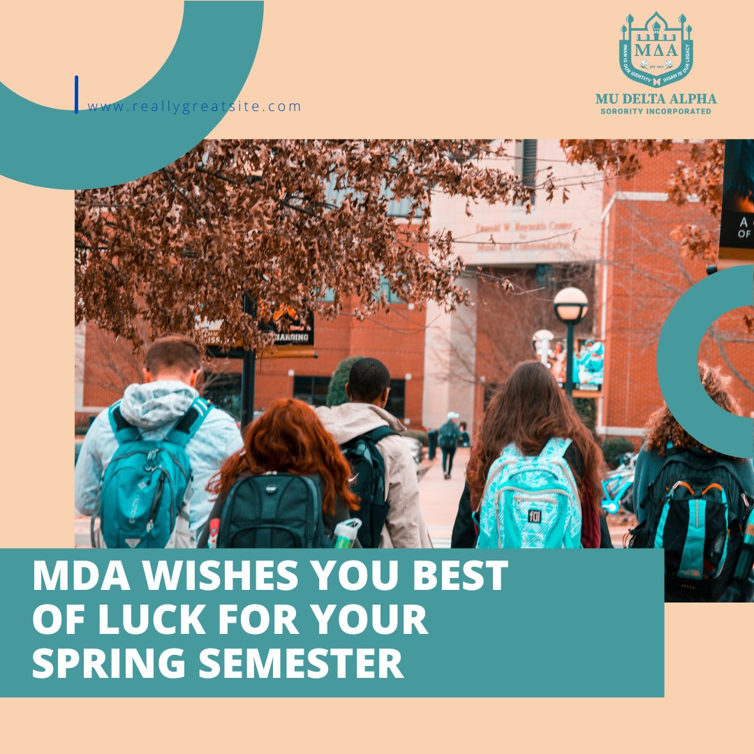 mudeltaalpha's tweet image. MDA wishes the best of luck to all the chapters for their upcoming spring semester!!
#springsemester #chapters #sorority
