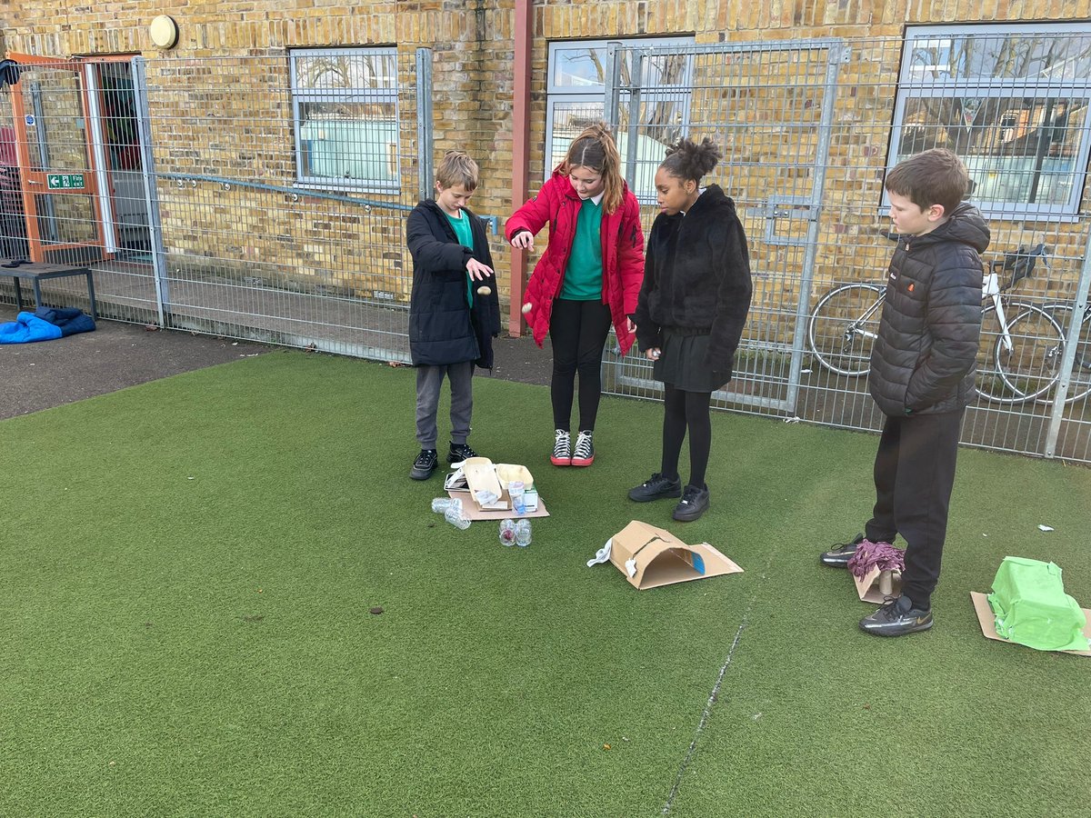 RiversdalePS's tweet image. Our Year 6 Anderson Shelter project is complete and it&apos;s been a terrific effort from everybody. We&apos;ve planned, designed, glued, cut, shaped, reflected and finally today we took our products out for the final test, the pebble drop. Congratulations to Year 6! #RiversdalePS