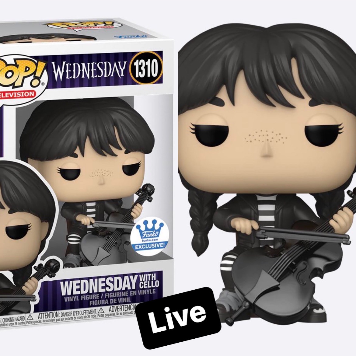 Funko POP News ! on X: Side by side with the real fake Cello