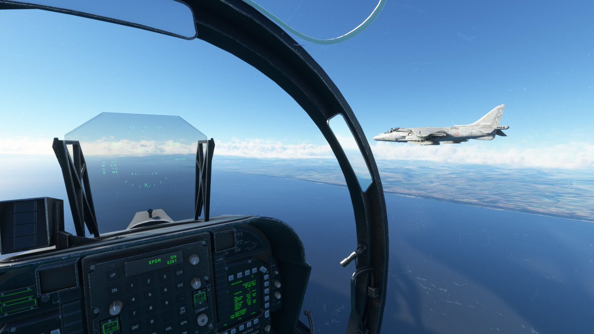 EversSalvo's tweet photo. #ivao_experience #virtualfighterschool #GRUPAERV #msfs2020 #gaming #itscavour #wolves Free Flight #Taranto https://t.co/dSy1uyNVCj