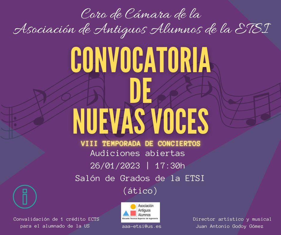 Coro y Orquesta de la A.A.A. de la E.T.S.I Sevilla tweet media