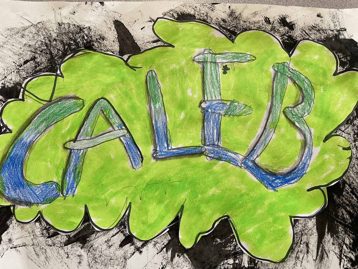 MsBoylanArt's tweet photo. 4th grade is working on graffiti style tags 🎨🏙️ https://t.co/8FfG7Q4bil
