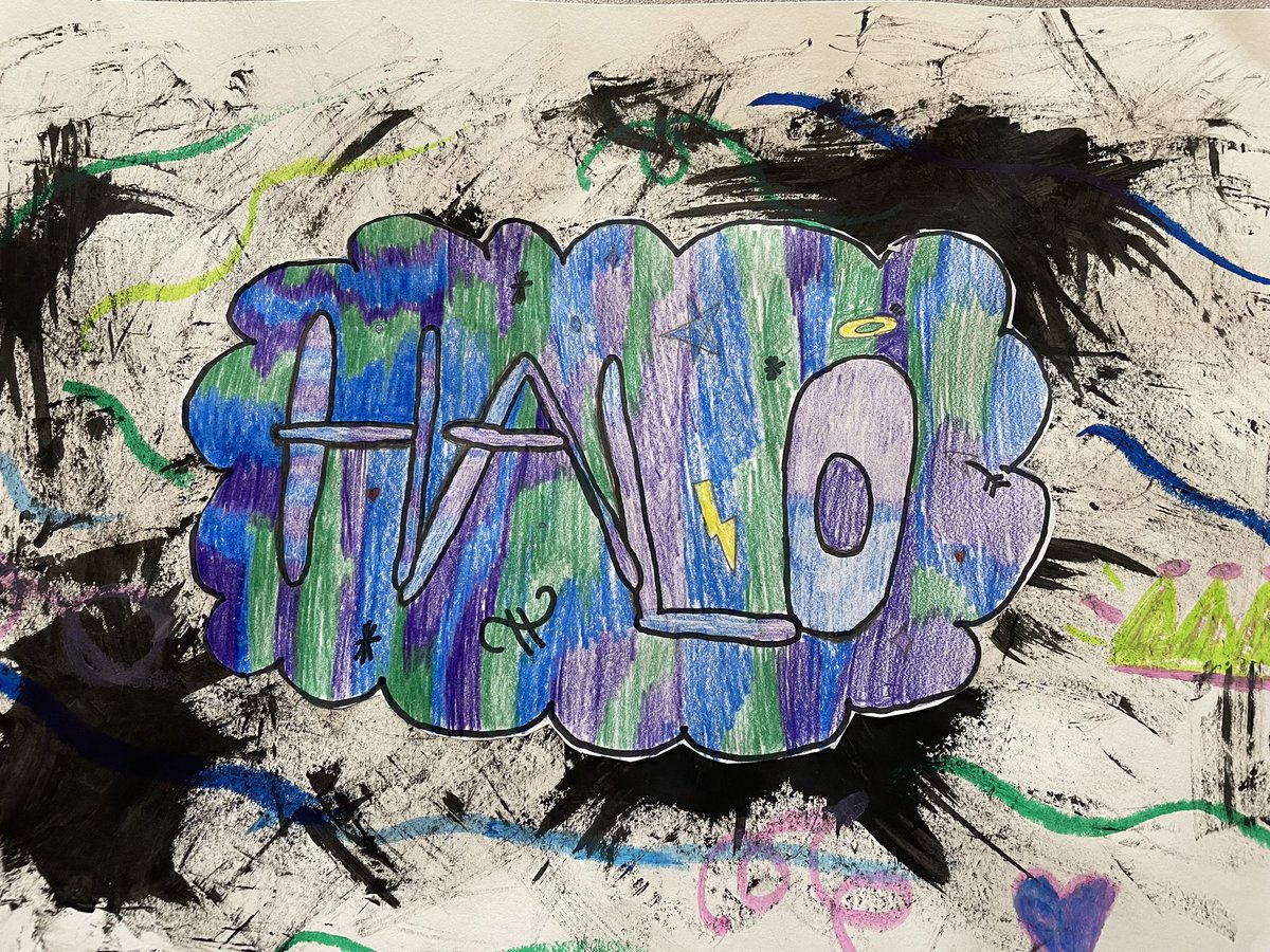 MsBoylanArt's tweet photo. 4th grade is working on graffiti style tags 🎨🏙️ https://t.co/8FfG7Q4bil