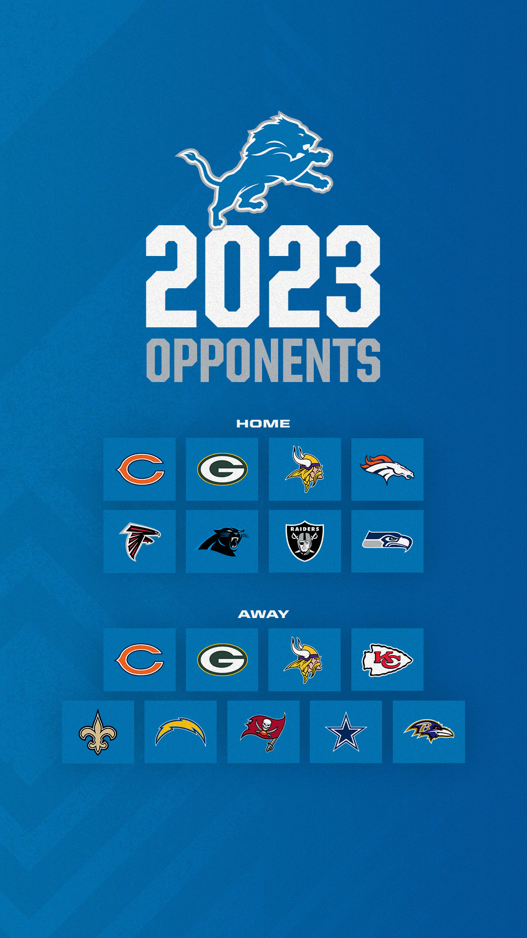 Detroit Lions on Twitter "Next season's opponents for this 