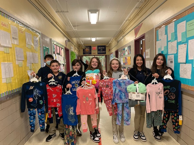 BELLAcademy's tweet photo. BELL Academy students wore their cozy pajamas to launch our Pajama Drive for the St. Mary's Children's Hospital!  Thanks for all the donations! #BELLStrong!  #BELLService! https://t.co/ytKDhUgD7S