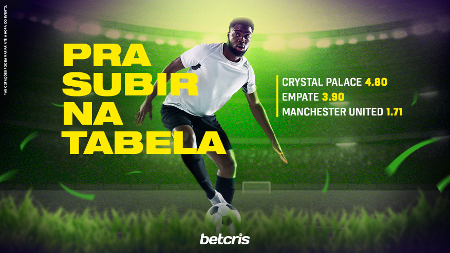 Em ótima fase, o United, tem a possibilidade de subir na classificação e alcançar a vice-liderança, deixando Newcastle e Manchester City para trás, em caso de vitória.

Será que os Diabos Vermelhos mantêm a sequência de bons resultados?

Faça sua aposta bit.ly/3uC8LX7