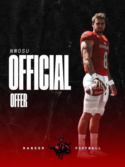 I have received my 3🅾️ from <a href="/nwosufootball/">Ranger Football</a>  <a href="/Coach_J_Medrano/">Jason Medrano</a> .@THillMuskogeeFB <a href="/dmayes1202/">Don Mayes</a> <a href="/TheCoachJoShow/">Prentice</a> thank you all.