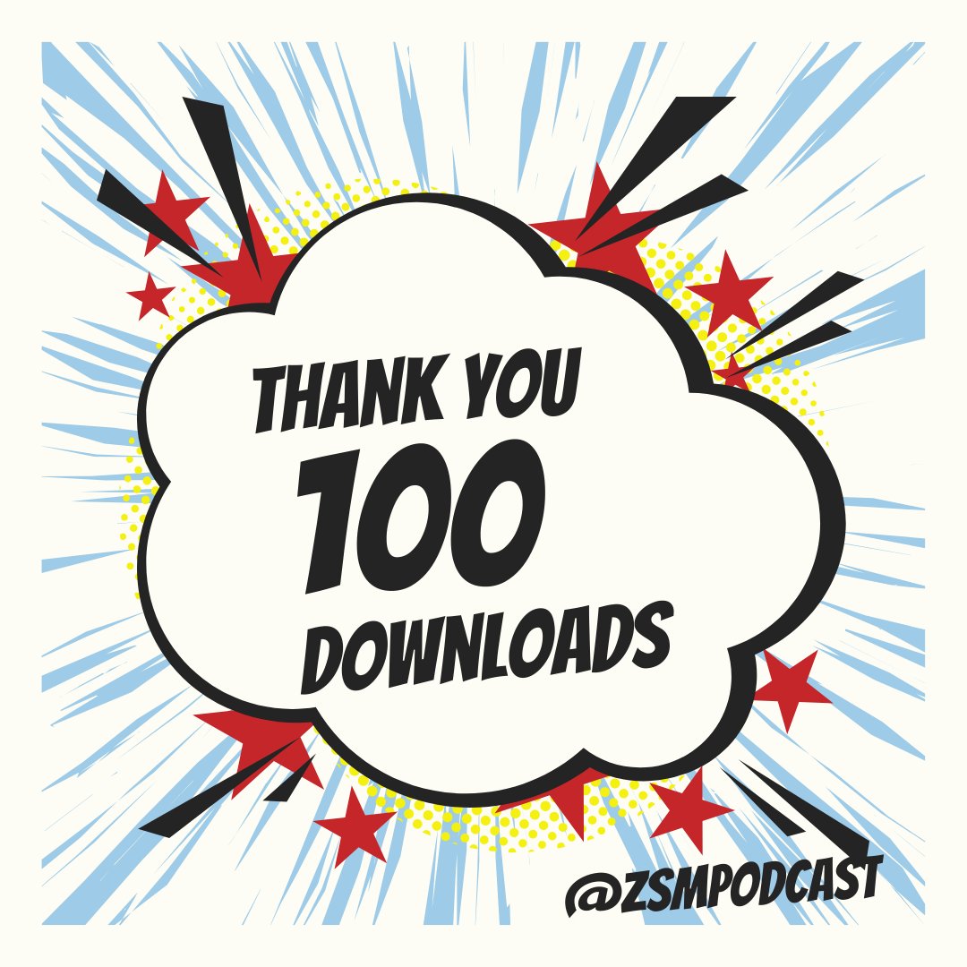 ZSMpodcast's tweet photo. Wow guys, we've been live for less than a week and you've already given us 100 downloads. You're incredible! Thank you for the support, thank you for the comments, and thank you for listening. We love you!
#unsolvedmysteries #robertstack #getsolved https://t.co/9Gpt8BBzUE