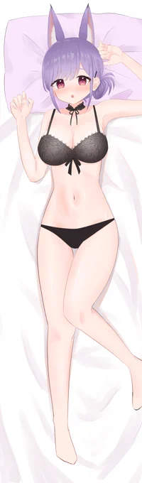 この髪型マジで好きだわ〜全然ちゃんと描いてないけど下まで 