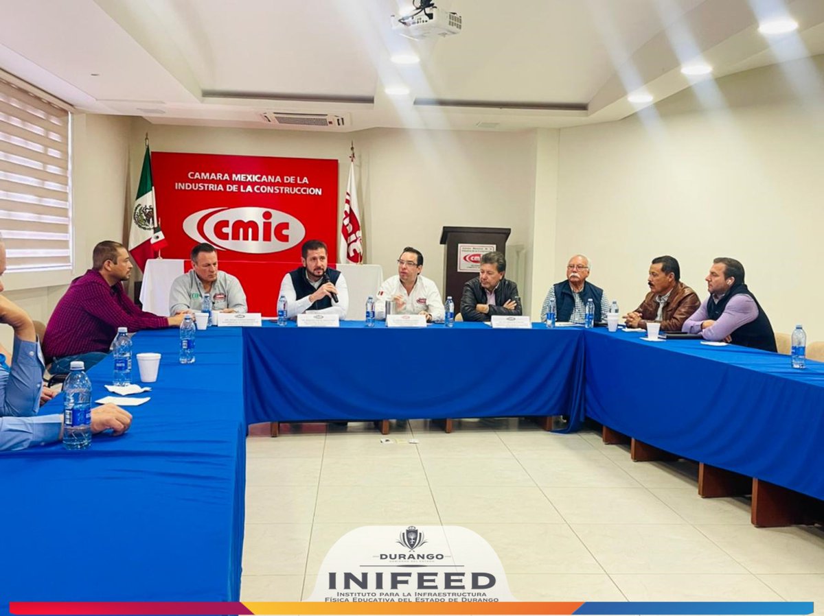 Este martes asistimos a <a href="/CMICLaguna/">CMIC Laguna</a> a la instalación de la Comisión mixta de Infraestructura Educativa CMIC-INIFEED, cuyo objetivo es la implementación de estrategias conjuntas que garanticen la calidad y transparencia en la asignación y ejecución de obra pública educativa.