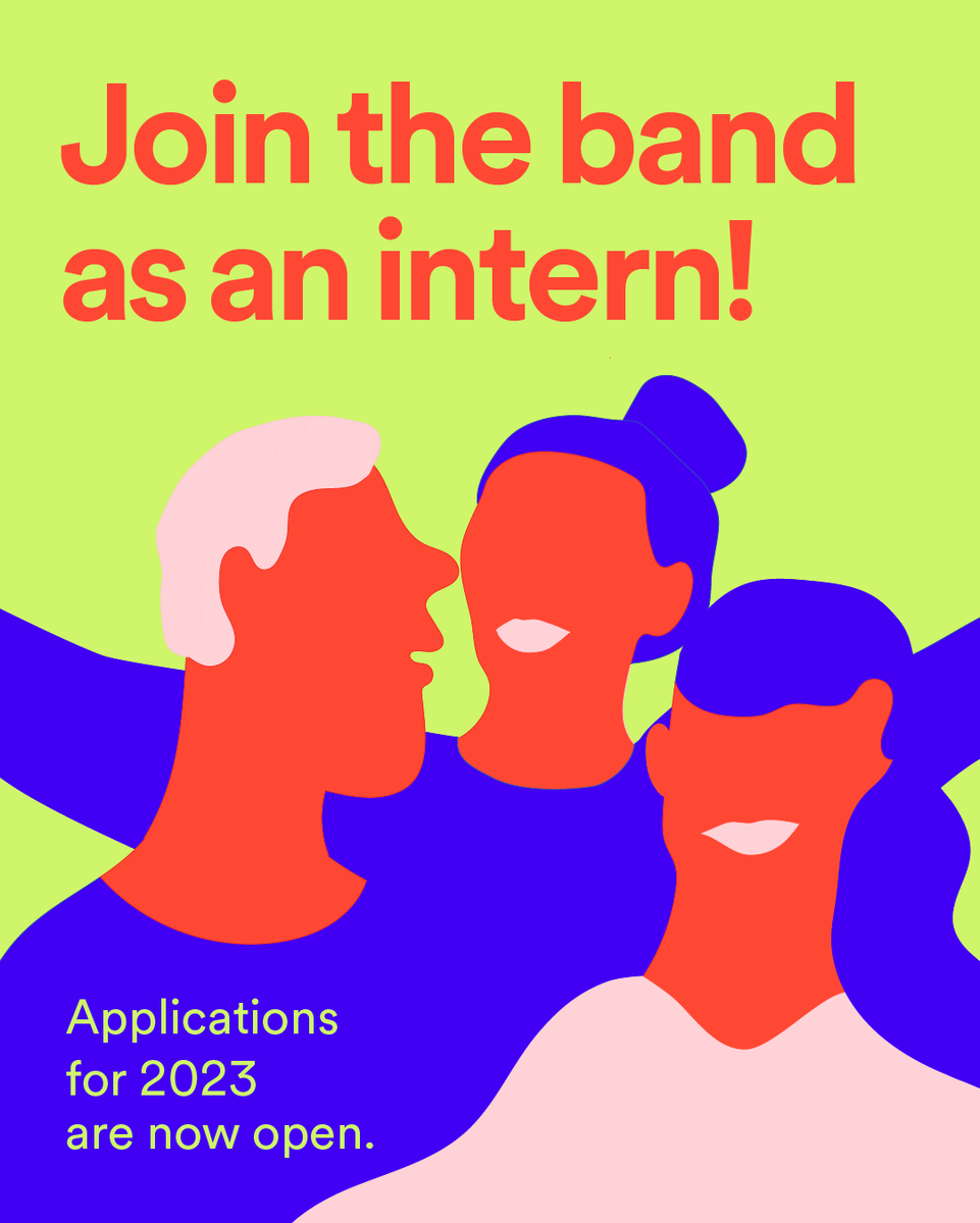 Our ✨2023 Summer Internship✨ is now open, tap this link to explore the opportunities: lifeatspotify.com/students

#lifeatspotify #internship
