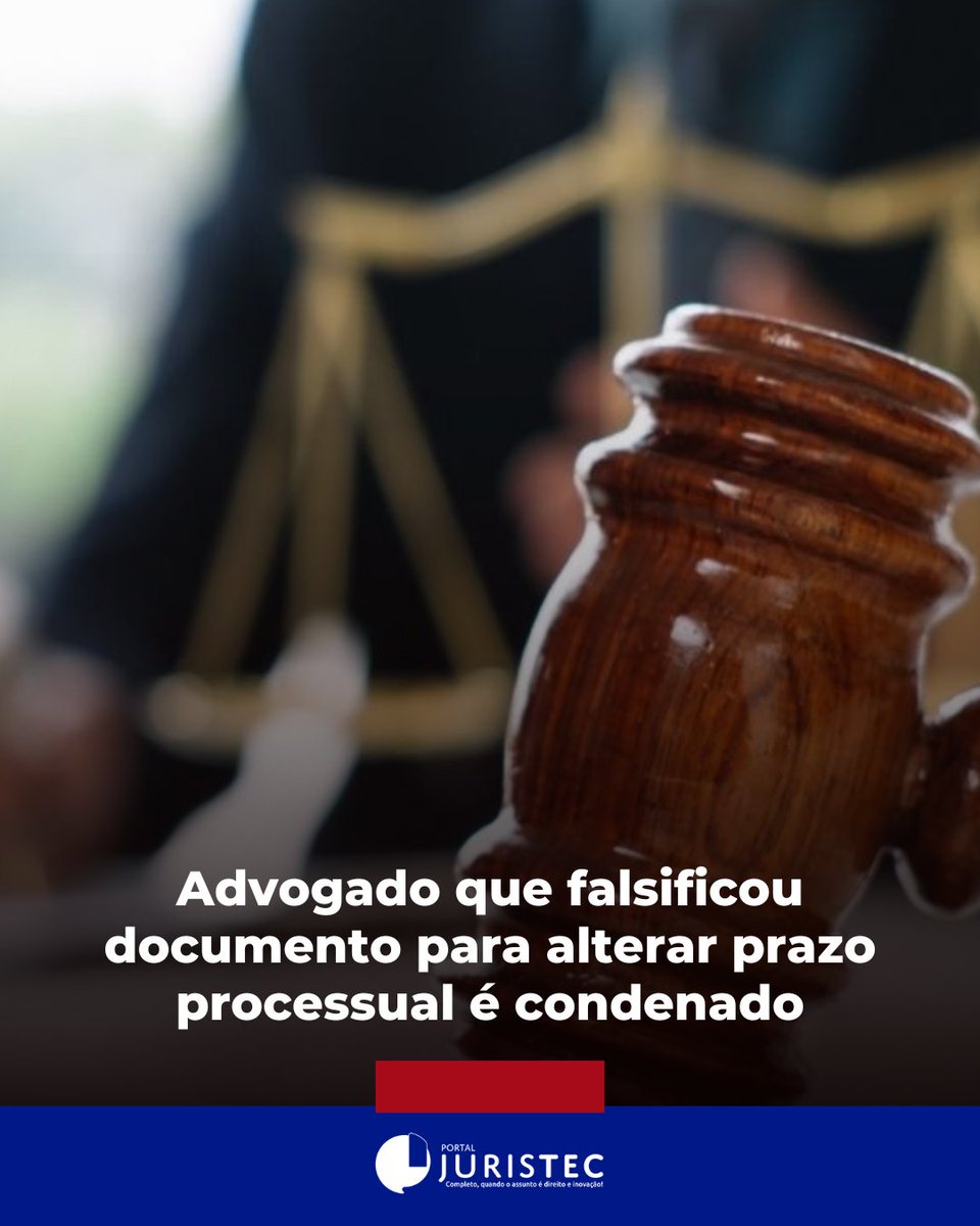 juristecadv's tweet image. ADVOGADO É CONDENADO ... | ...

Para ler na íntegra, acesse bit.ly/3CWqqMz
ou busque no portal com link na bio
.
Imagem: Instituto Direito Penal Brasileiro
.
#portaljuristec #condenação #documentofalso #prazoprocessual