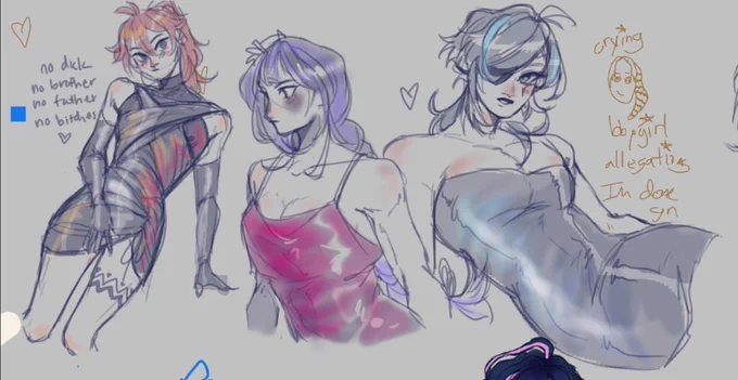 I never show off the magma sketches so here they are hehe 