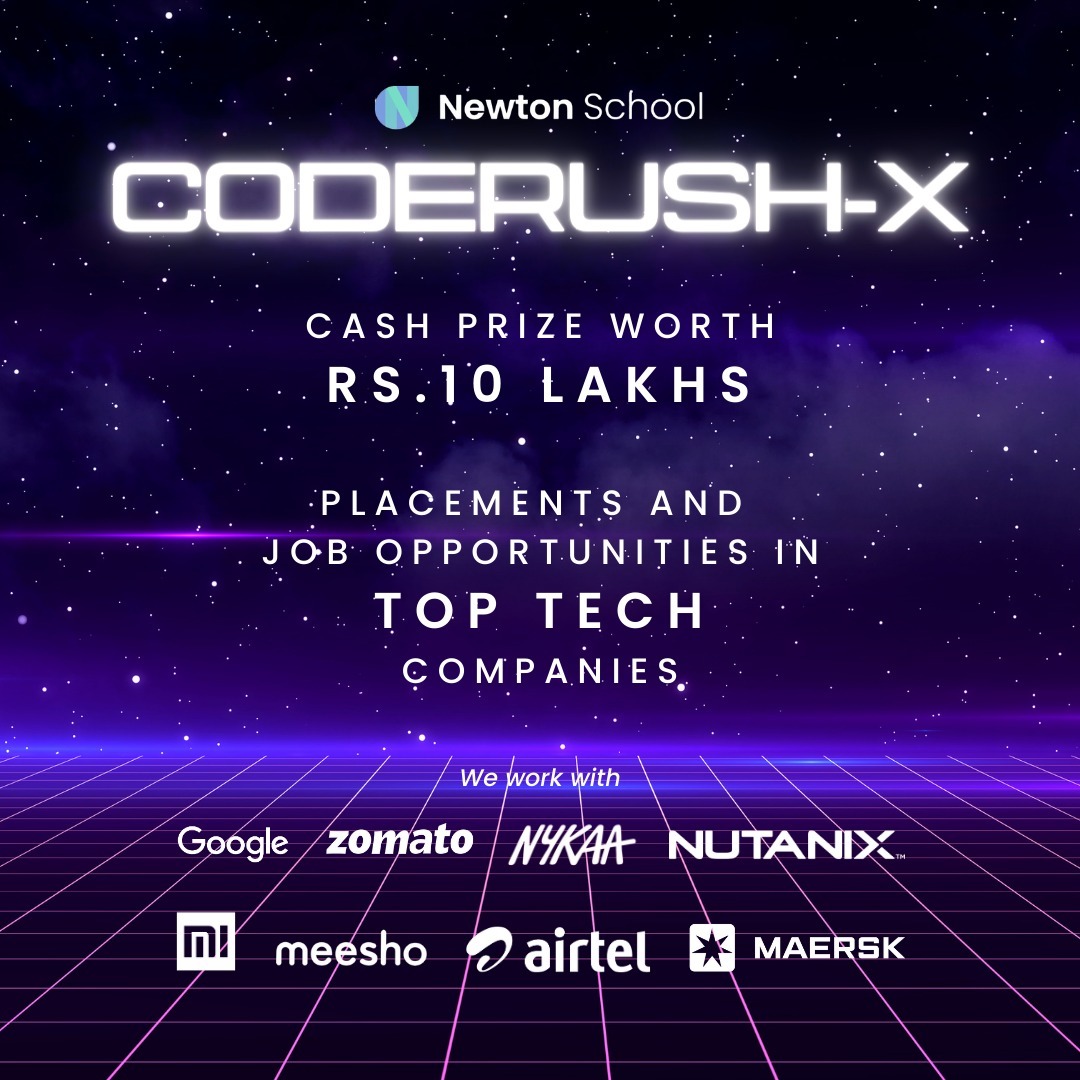 GDSCGcect's tweet photo. The TIME has finally arrived for the 3rd Edition of 
Code Rush X! 📣

| 𝐏𝐫𝐢𝐳𝐞 𝐌𝐨𝐧𝐞𝐲 &amp; 𝐆𝐢𝐟𝐭 𝐕𝐨𝐮𝐜𝐡𝐞𝐫𝐬 𝐰𝐨𝐫𝐭𝐡- ₹10,00,000/- 💰| 𝗣𝗹𝗮𝗰𝗲𝗺𝗲𝗻𝘁 Opportunities from Top Tech Companies |

Free Registration - https://t.co/5WAs6IPrUG https://t.co/l8a9j8Xhmc