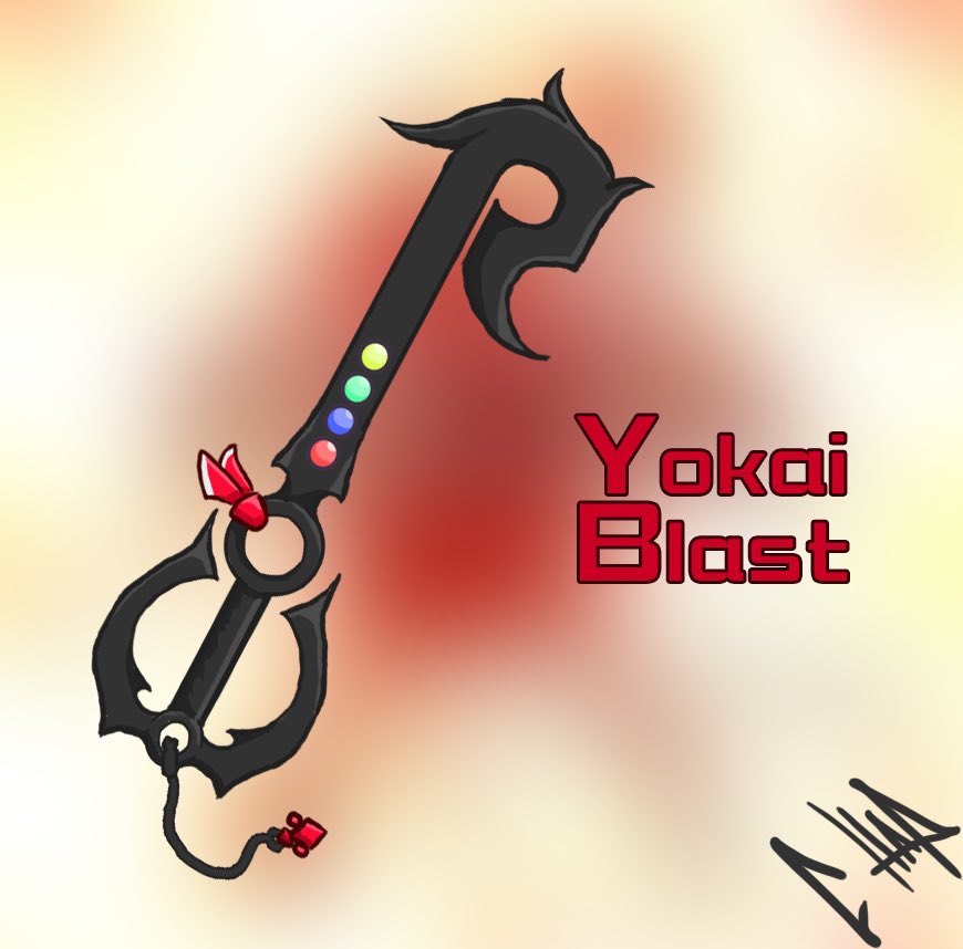 HapChap76's tweet photo. Yokai Blast
Embodiment of Scarlet Devil Keyblade, inspired by Rumia!!
Commissioned by @LuisArturoAyal8
#chupart #khart #kingdomhearts #keyblade #touhou #embodimentofscarletdevil https://t.co/SbfwxWYfFs