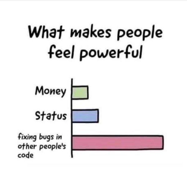 frank_react's tweet image. What makes software engineers feel powerful?
Understanding other developers code is a superpower, solving bugs on the code feels more of extreme superpower.
Developers should write clean code and document it in the process, for easier understanding.#SoftwareEngineer #Partey