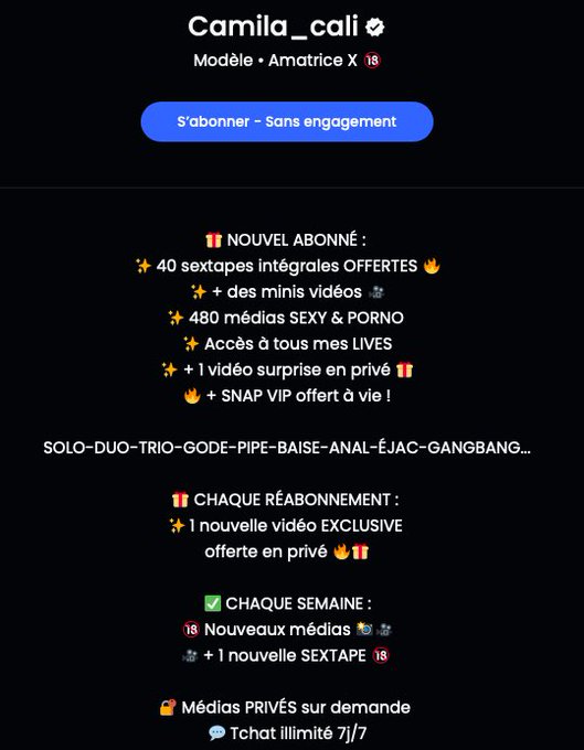 40 vid&eacute;os OFFERTES sur ma page 🔞🎥😉  https://t.co/bEz5SduATo https://t.co/fkCVmeu1yL<a href="/tag/snapchat"class="tags"><span>#snapchat</span></a><a href="/tag/snap"class="tags"><span>#snap</span></a>