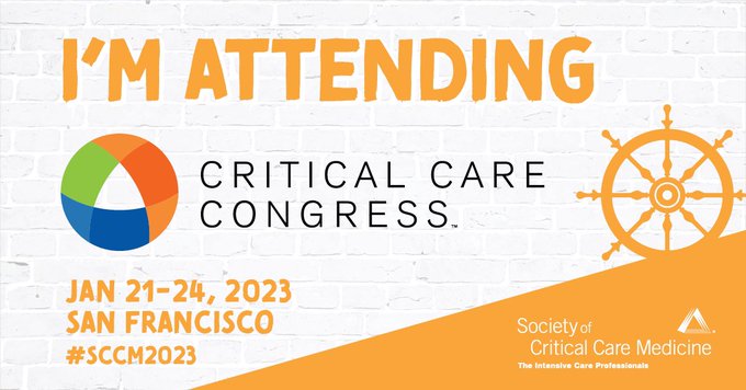 Join us for the biggest event of #Pulmonary #Sleep and #Criticalcare providers in the world #SCCM2023 #SCCMSoMe 
Live tweet, meet the faculty @vishkkumar <a href="/AllanWalkey/">Allan Walkey</a> <a href="/ogi_gajic/">Ognjen Gajic</a> <a href="/Dr_SRKashyap/">Rahul Kashyap, MD, MBA 🇺🇸🇮🇳</a> 
W <a href="/KhannaAshishCCM/">Ashish K. Khanna, MD,MS,FCCP,FCCM,FASA</a> <a href="/SCCMPresident/">Jose L. Pascual, MD, PhD, FRCS(C), FACS, FCCM</a> <a href="/SCCM_Research/">SCCM Research Section</a> <a href="/NidaQadirMD/">Nida Qadir, MD</a> <a href="/NazerLama/">Lama Nazer</a> <a href="/_GRRSP/">Global Remote Research Scholars Program - GRRSP</a>