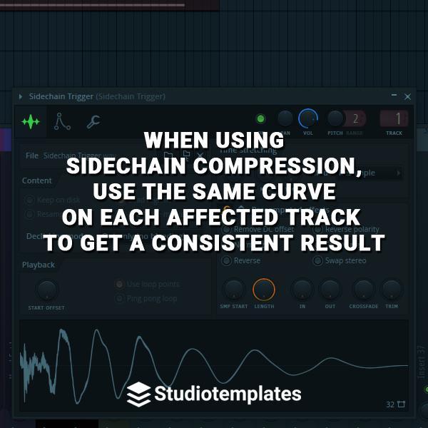 studiotemplates's tweet photo. When using sidechain compression, use the same curve on each affected track to get a consistent result
#Studiotemplates #musicproductiontips #abletonlive #cubase #flstudio #logicpro #musicproducer #musicproduction #musicstudio #mixingandmastering https://t.co/TX0xtY4ZRa