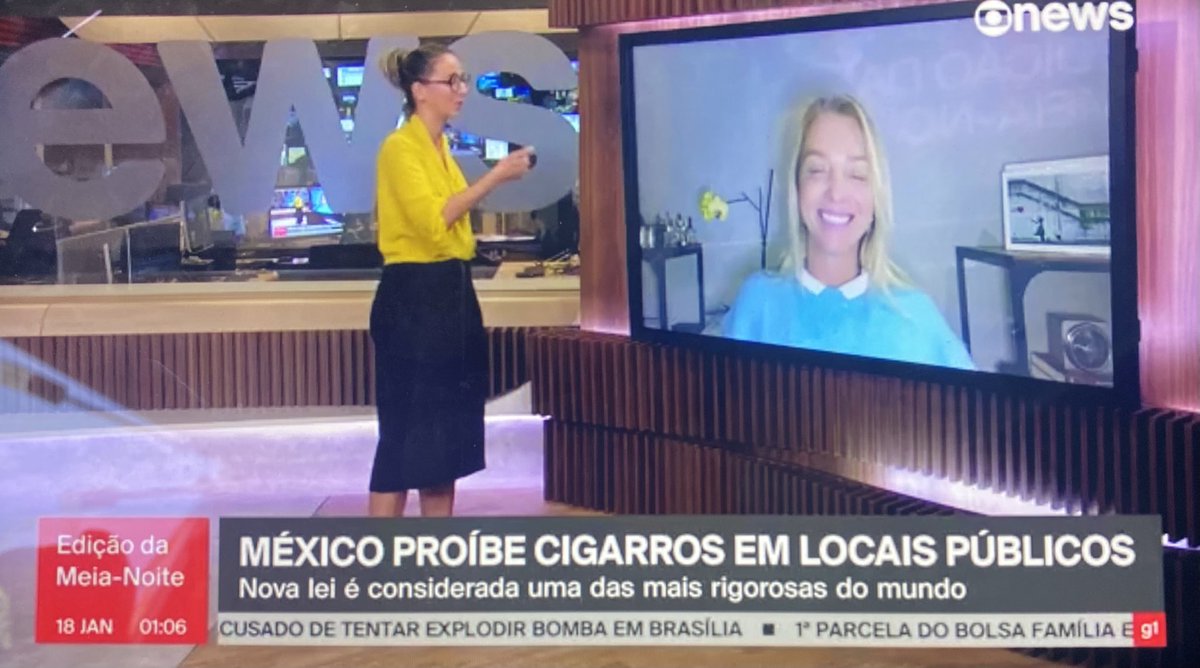 Esse é o sorriso de quem adora conversar com a <a href="/narayannaborges/">Narayanna Borges</a> no Edição da Meia-Noite do jornal da <a href="/GloboNews/">GloboNews</a>
