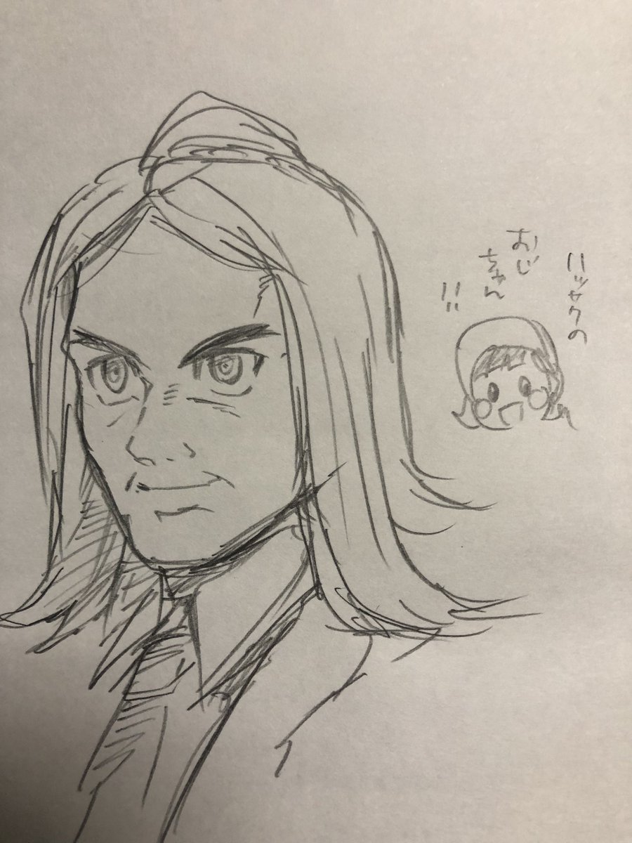 万能職におじさんいっぱい出てくるからおじさんのほうが描きやすくなっている。 
