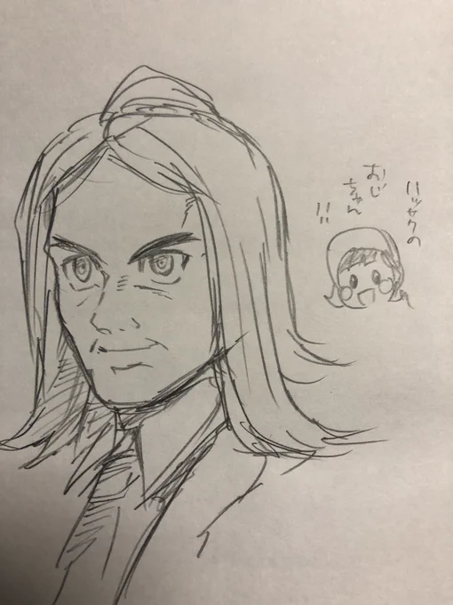 万能職におじさんいっぱい出てくるからおじさんのほうが描きやすくなっている。 