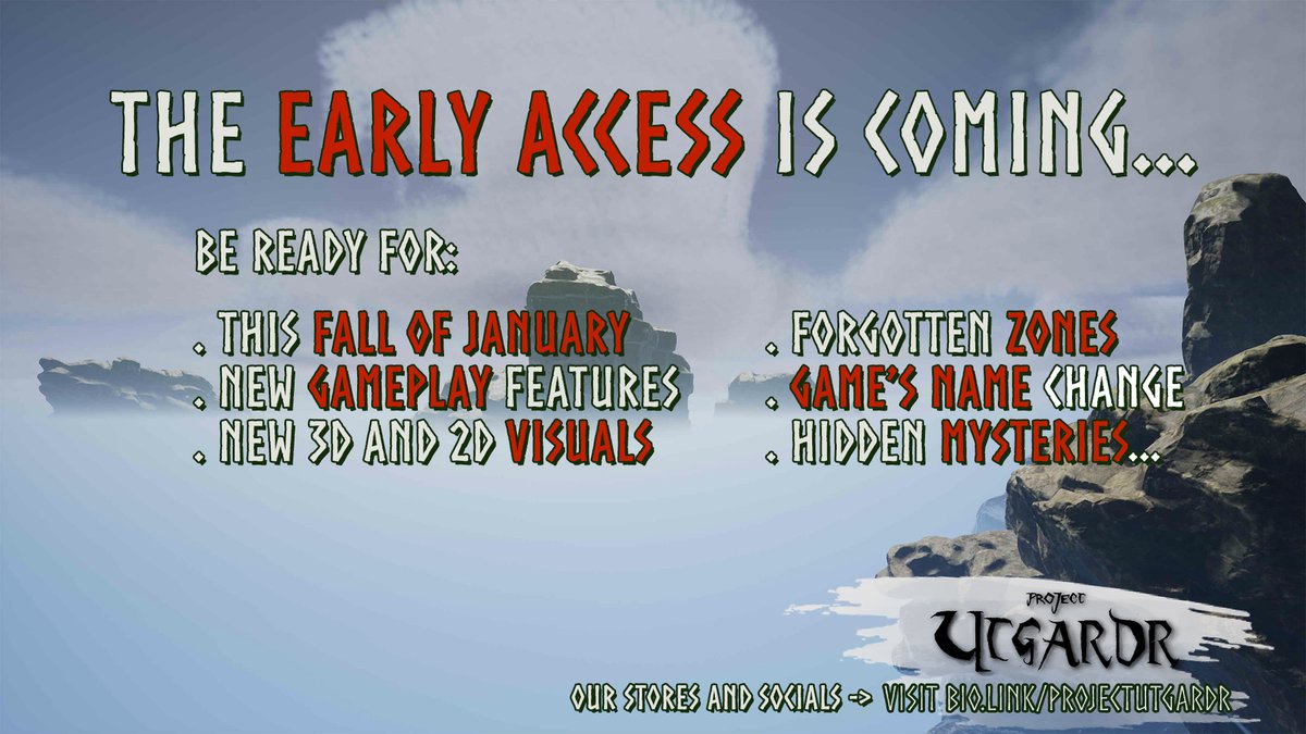 ProjectUtgardr's tweet photo. This fall of January, be ready to find the Early Access of #projectutgardr on Steam -> ๐ฎ : https://t.co/ZvZI542x99
#gaming #indiedev #gamenews #gamedev #indiegames #indiegame #indiegamedev #games #gamers #ue4 #pnkxfam #videogames #pcgaming #indiegaming #madewithunreal https://t.co/CQrGzu0ZM2