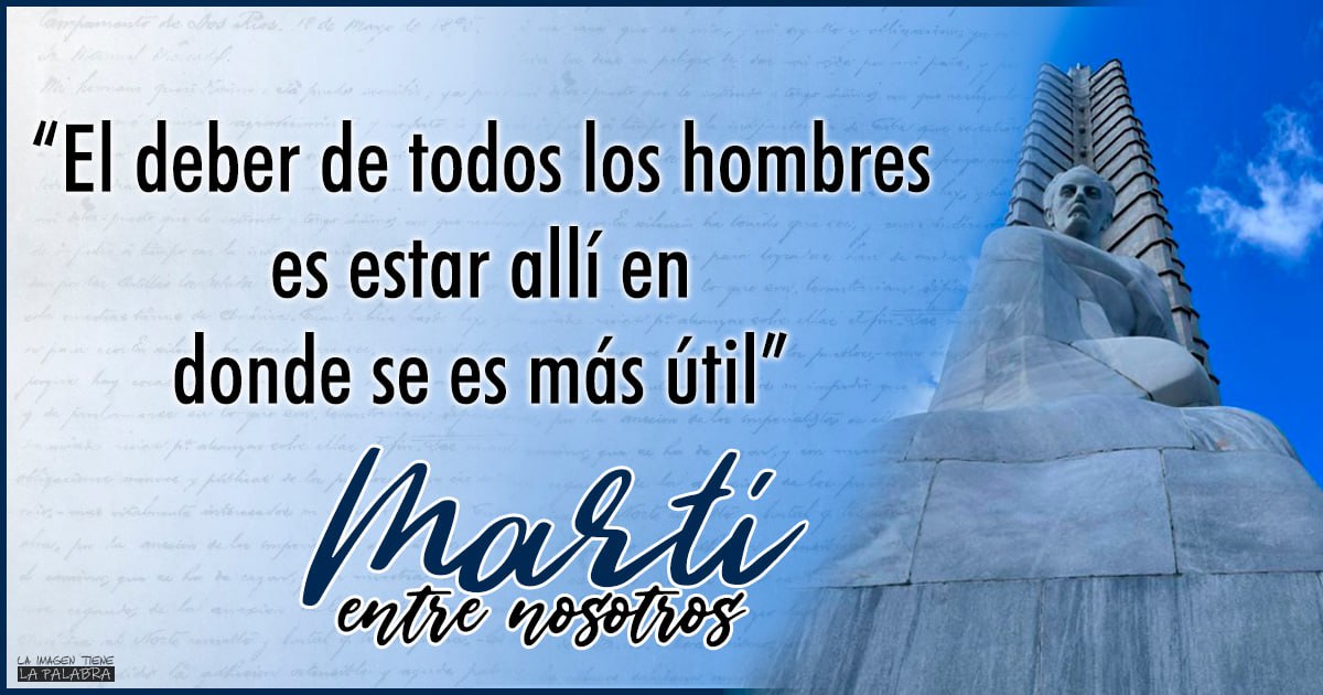 #Cuba #MartíVive #CubaVencerá #CiegodeAvila