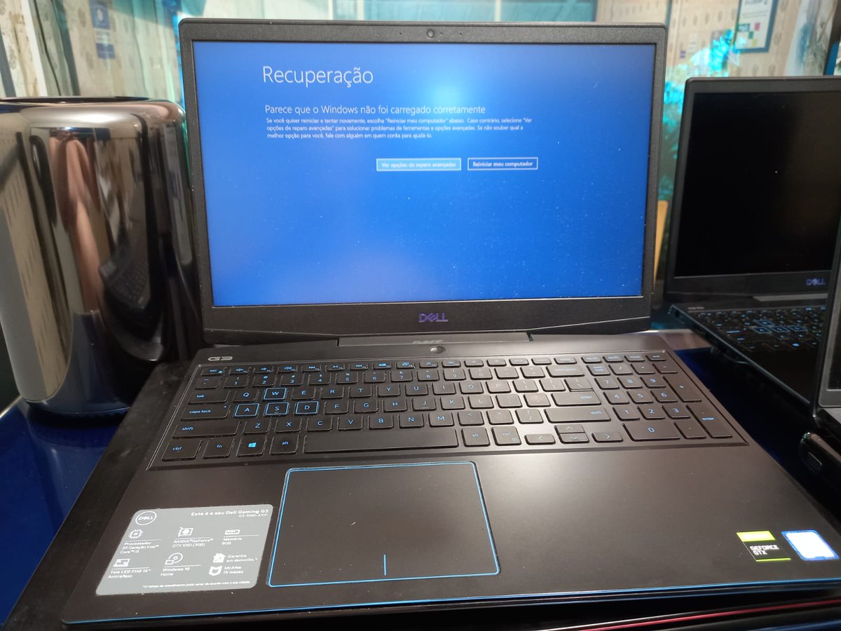 MicroResolve's tweet photo. Dell G3 15 3590 manutenção finalizada com sucesso:

- DEFEITOS IDENTIFICADOS:
I- Circuito de C-Mos danificado
II- Sistema corrompido
III- Bios desatualizada

- REPAROS APLICADOS:
I- Manutenção do Circuito de C-Mos
II- Instalação de SSD Nvme 2280
III- Instalação do sistema nativo https://t.co/hNiQeP0OaU