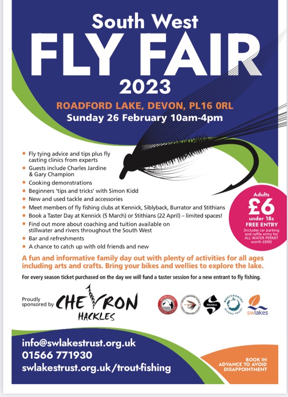 SnowbeeFishing's tweet photo. Certainly one for the calendar. 
Fly tying advice &amp; tips plus fly casting clinics &amp; much more...

#flytying #flyfishing #snowbee #flyfair #roadford https://t.co/eHxZn2lyLN