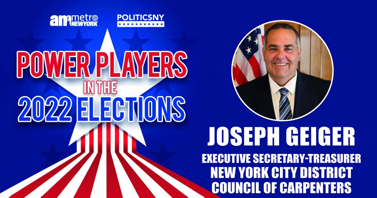 CarpentersNyc's tweet photo. Congrats to EST Joe Geiger on being recognized as a #PowerPlayer in the #2022Elections! His work on #CarpentersRISE helped #UnionStrong candidates w/ pro-labor policies be elected. Thanks to EST Geiger, we are now a political powerhouse in NY politics! https://t.co/SlX55nympn https://t.co/x9Do6SDput
