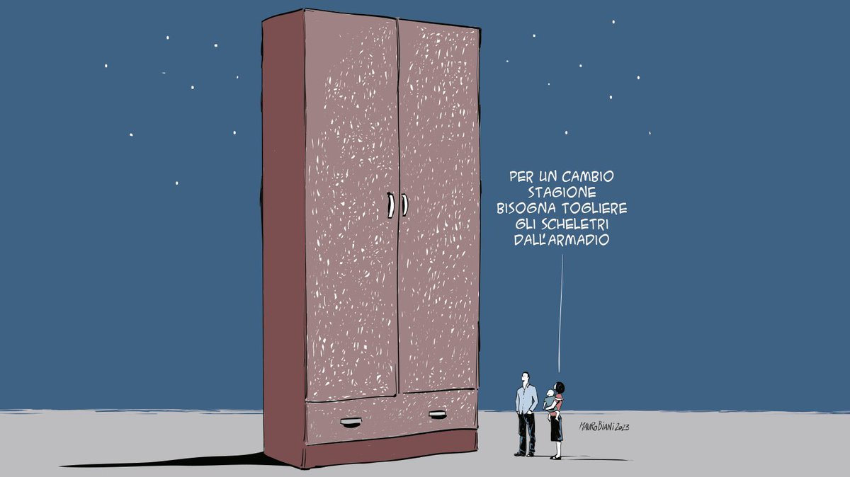 nonsonpago1's tweet photo. “Per un #cambiostagione bisogna togliere gli #scheletri dall’#armadio”
#Atlantide
@maurobiani
Fantastico, geniale Mauro, grazie! 😎👏👏👏👏
#Biani !❣️
Già... ☠️
#MessinaDenaro #mafia
“I #segreti dell’ultimo #padrino.” https://t.co/ngvufKe0WJ