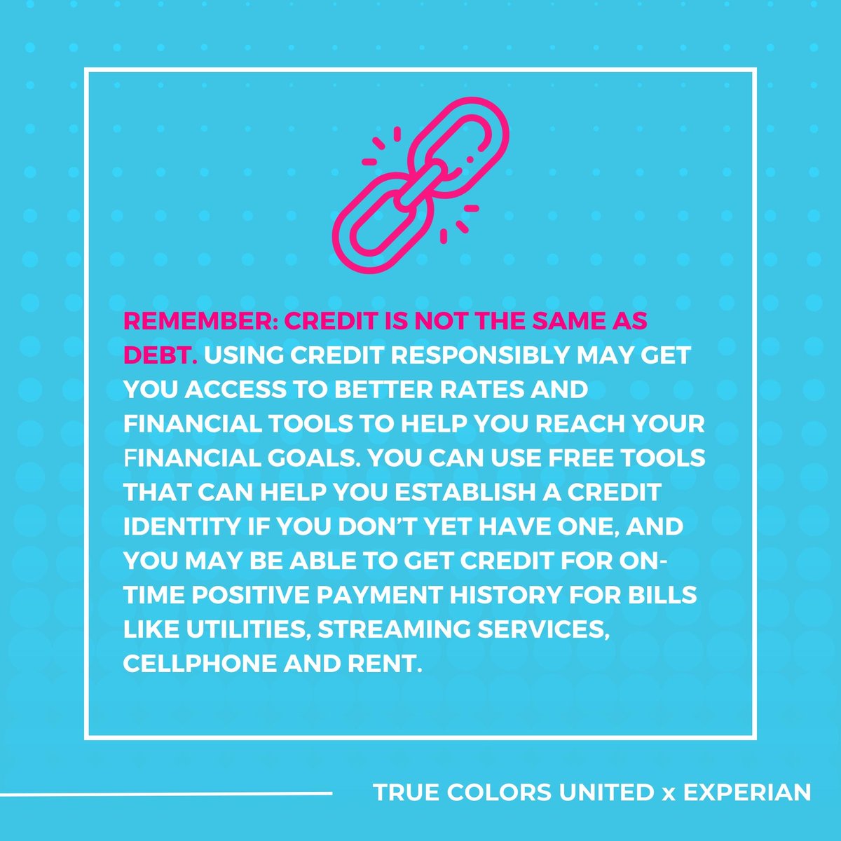 TrueColorsUnite's tweet photo. (3/3) #TrueColorsExperian https://t.co/8KAoNNQNgF