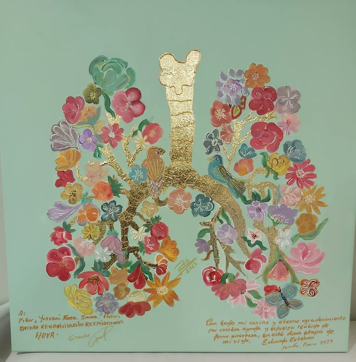 HospitalUVRocio's tweet photo. 😍😍Gracias a nuestros pacientes por detalles como estos 🥰. Un regalo para los profesionales de rehabilitación respiratoria 🫁. Aunque la recuperación de nuestros pacientes es siempre el mejor regalo 💚. 

#SomosHUVR https://t.co/g2DanwweEL