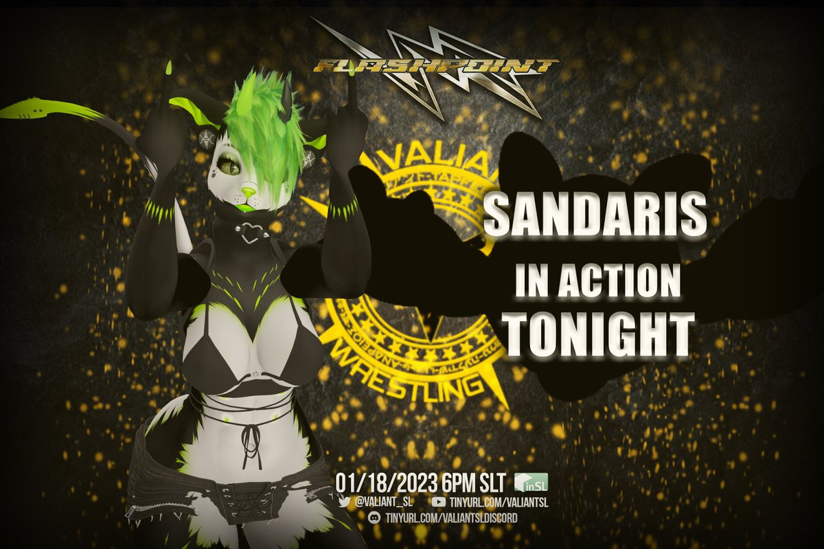 That's right, ladies and gentlemen, we have <a href="/SandarisSL/">Sandaris</a> back in the house! 

Where has she been? What has she been up to since her loss at SubZero? Hopefully we'll find out tonight, starting at 6 PM SLT!