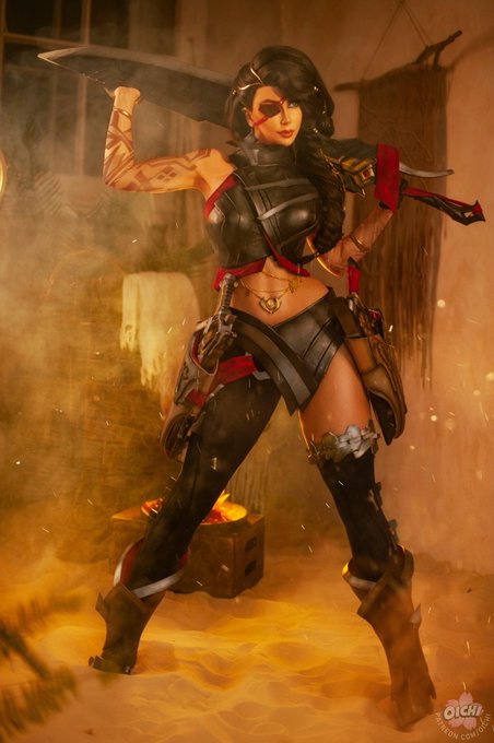 My Samira cosplay 🗡️ https://t.co/QTxV6hYcfS<a href="/tag/leagueoflegends"class="tags"><span>#leagueoflegends</span></a><a href="/tag/ahri"class="tags"><span>#ahri</span></a>