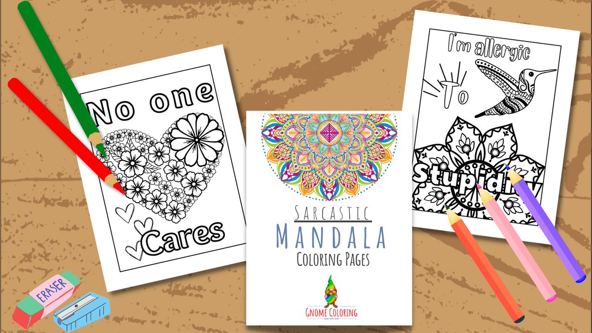 Sarcastic Mandala Coloring Pages

These were fun to make and will be fun to color! Available now in my Etsy shop! etsy.me/3CY2urV

#etsy #mandala #mandalacoloring #adultcoloring #coloringpages #coloringbooks #stressrelief #womanowned #femaleowned